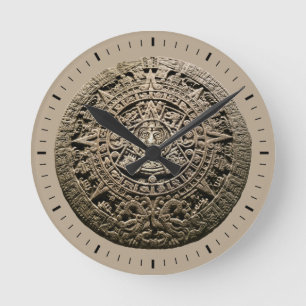 Mayan Calendar Rund Klocka