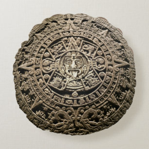 Mayan Calendar Rund Kudde