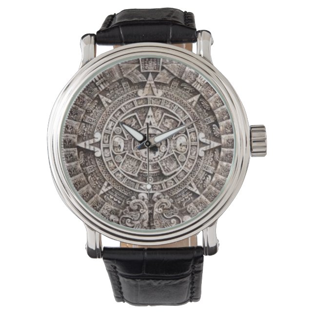 Mayan Calendar Wristwatc Armbandsur (Framsida)
