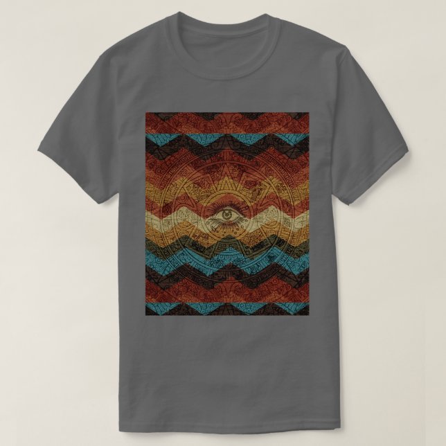 Mayan Calendrical Graphic T Shirt (Design framsida)