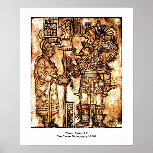 Mayan Carvings Photo Series #1 Poster (Framsidan)