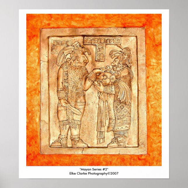 Mayan Carvings Photo Series #2 Poster (Framsidan)