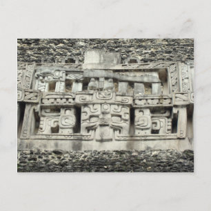 Mayan Carvings Vykort