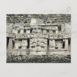 Mayan Carvings Vykort