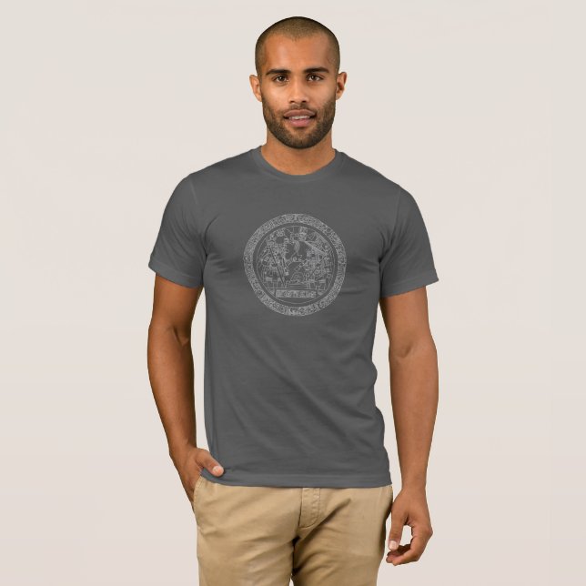 Mayan Circle Shirt T (Hel framsida)