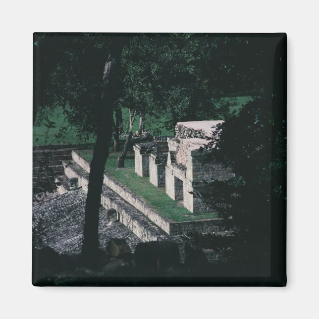 Mayan City Copan N.W. Honduras Photo Designad Magnet (Framsidan)