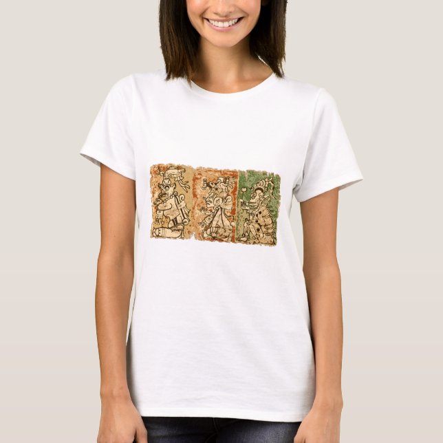 Mayan Dresden codex Tee (Framsida)