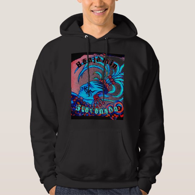Mayan Elf: Defiance & Ditt namn Hoodie (Framsida)