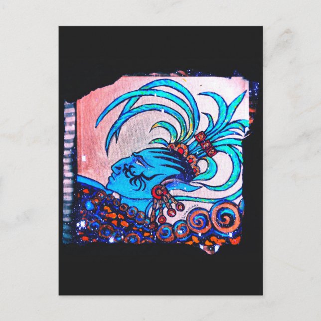 Mayan Elf: Defiance Vykort (Framsida)