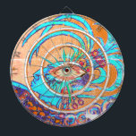 Mayan Elf: trohet Darttavla<br><div class="desc">Ett tecken från fantasi, starkt och motsträvigt. Kanske en invånare i en annan värld? Öppna för er tolkning. Ursprungligen akryliker och bläck (inklusive metallik) på fyrkantig duk (finns på https://www.dailypaintworks.com/fineart/alexandra-cook/mayan-elf-defiance-/859581). Njut!</div>