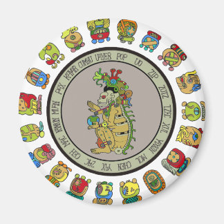 Mayan-endar Dödsgud Magnet