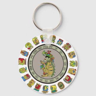 Mayan-endar Dödsgud Nyckelring