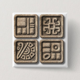 Mayan Glyph-stone Knapp