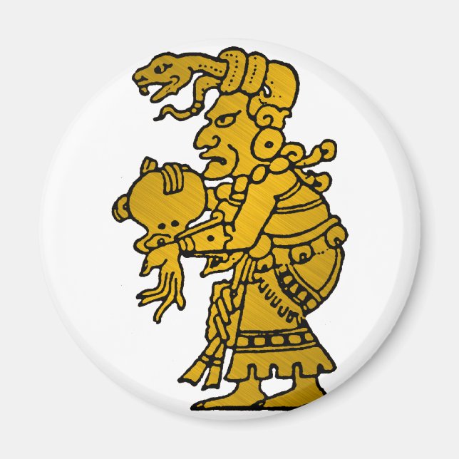 Mayan God of the North Star Magnet (Framsidan)