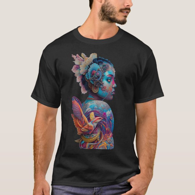 Mayan Goddess T Shirt (Framsida)