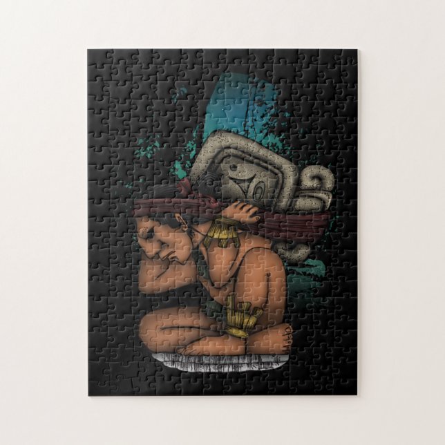 Mayan Gud Pussel (Vertikal)