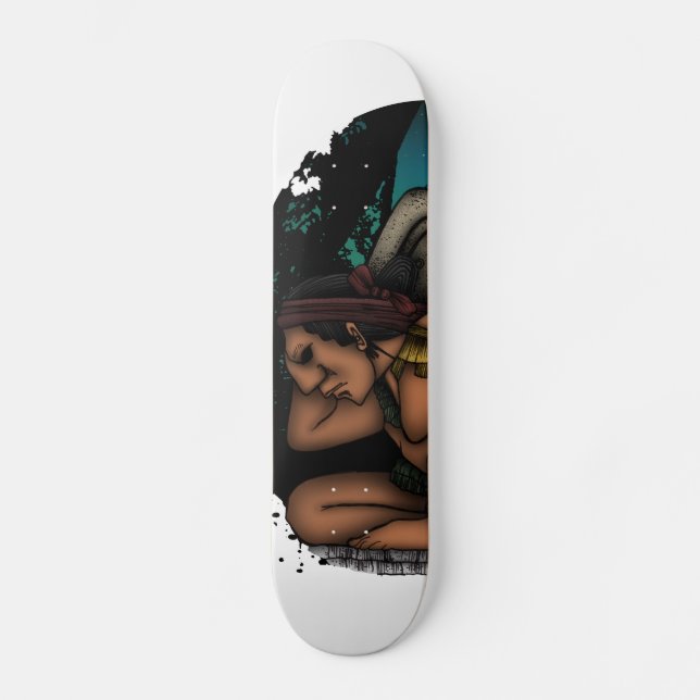 Mayan Gud Skateboard Bräda 20 Cm (Framsida)