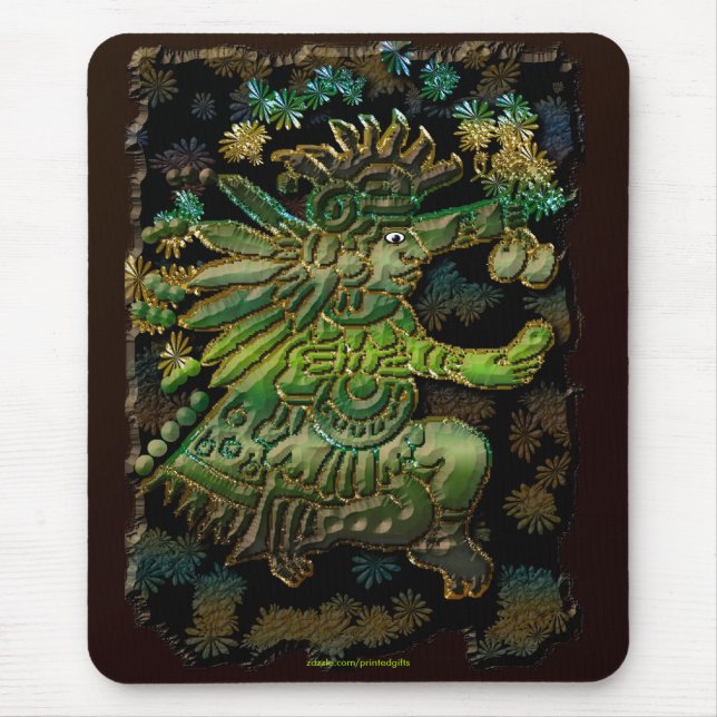 Mayan Gud Stars Mexikanska historiens Mousepad Musmatta (Framsidan)