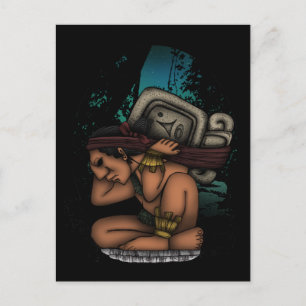 Mayan Gud Vykort