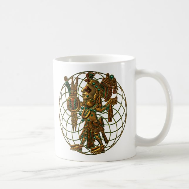 Mayan gudom 2 kaffemugg (Höger)