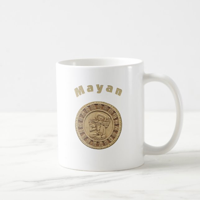 Mayan guld kaffemugg (Höger)