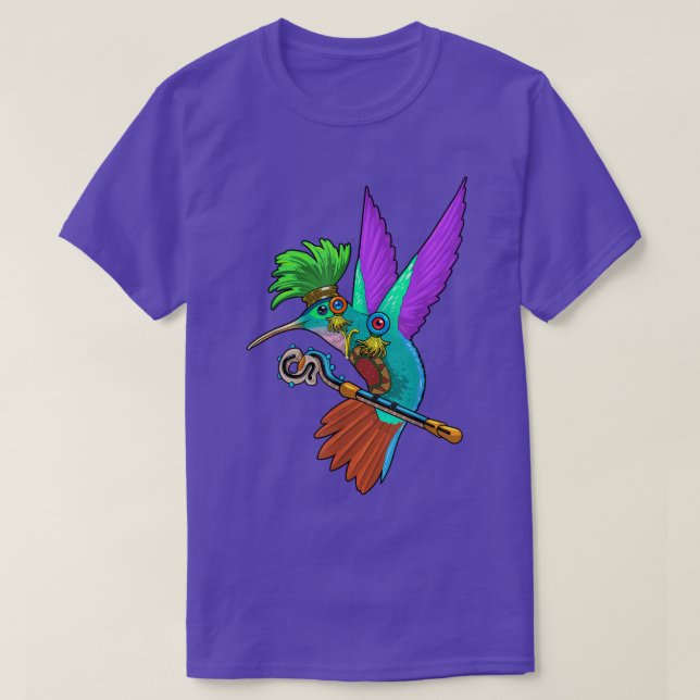 Mayan Hummingbird Huitzilopochtli Aztec Mythology T Shirt (Design framsida)