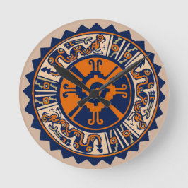 Mayan Hunab Ku Rund Klocka