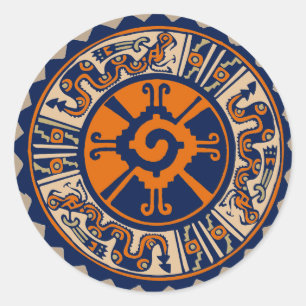 Mayan Hunab Ku Runt Klistermärke