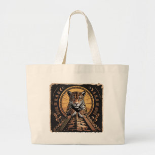 Mayan Jaguar Guardian Aztec Mythology Art Jumbo Tygkasse