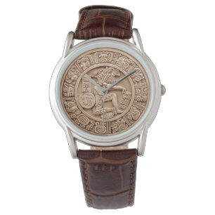 Mayan jordbruks- kalender armbandsur