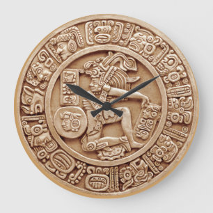 Mayan jordbruks- kalender stor klocka