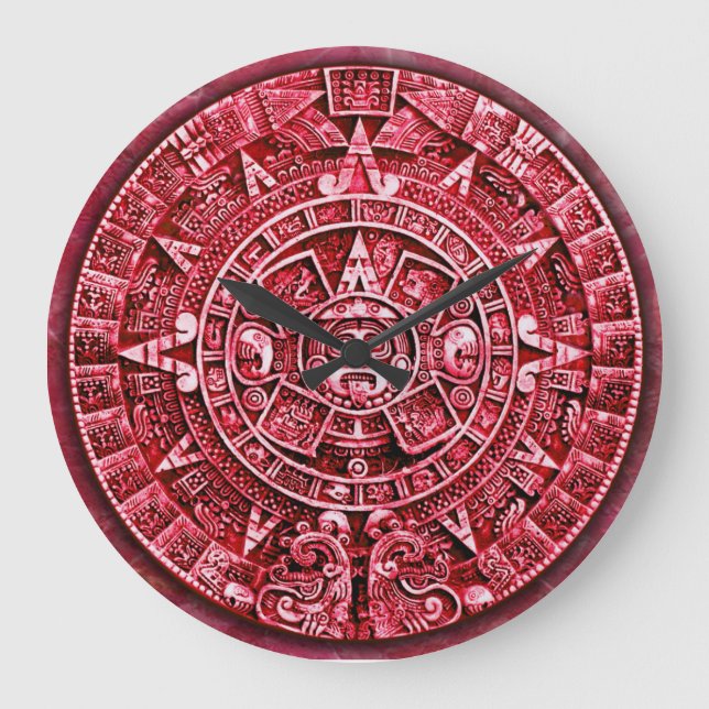 Mayan kalender (1/2 - timmetimmevisartavlan) stor klocka (Framsida)