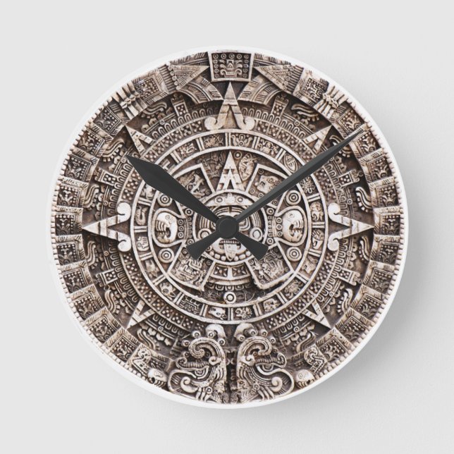 Mayan kalender 2012 avslutar av världen siar rund klocka (Framsida)