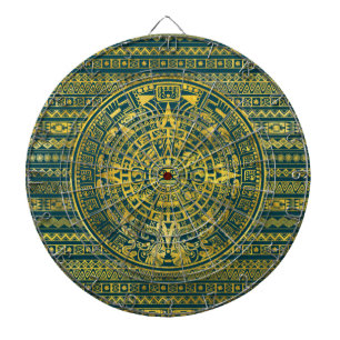Mayan kalender för guld- Aztec Inca Piltavla