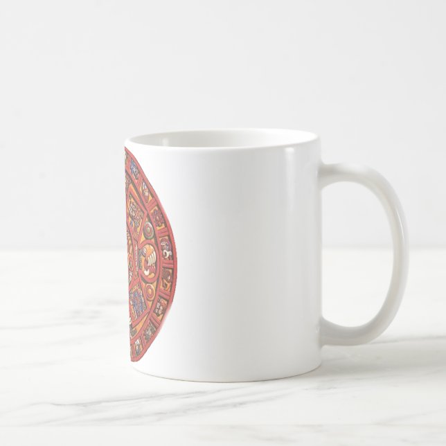 Mayan kalender kaffemugg (Höger)