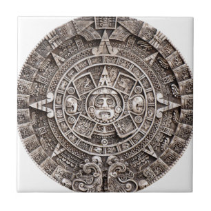 Mayan kalender kakelplatta