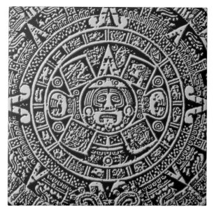 Mayan kalender kakelplatta