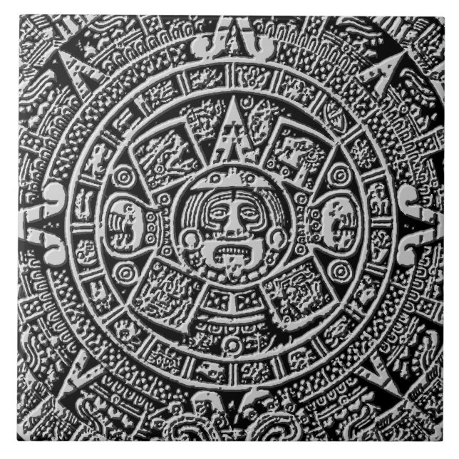 Mayan kalender kakelplatta (Framsidan)