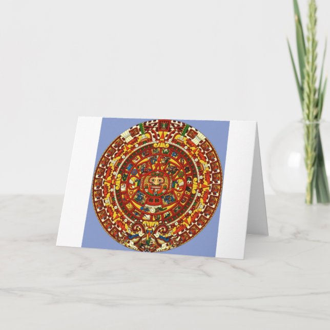 mayan kalender kort (Framsida)