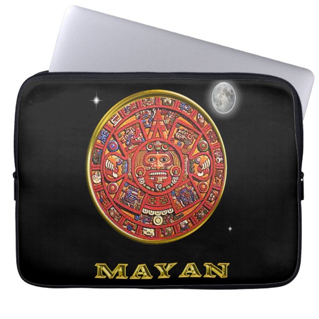Mayan-kalender Laptop Sleeve (Framsidan)