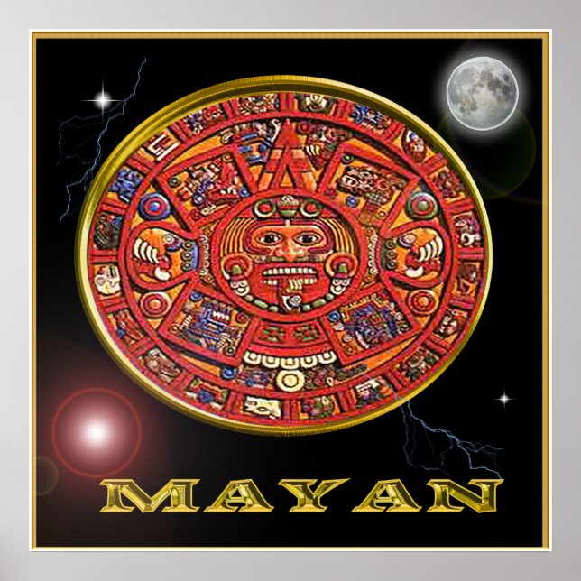Mayan-kalender poster (Framsidan)