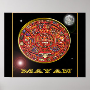 Mayan-kalender poster