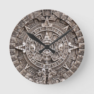 Mayan kalender rund klocka