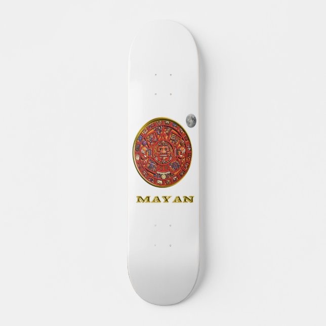 Mayan-kalender Skateboard Bräda 20,5 Cm (Framsida)