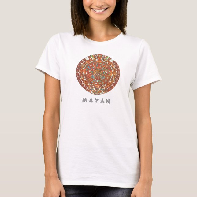Mayan-kalender T-shirt (Framsida)