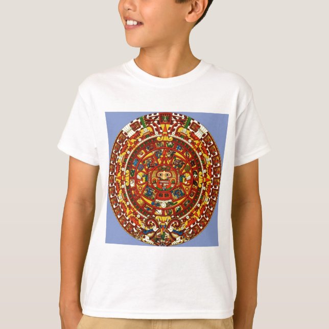 mayan kalender t-shirt (Framsida)