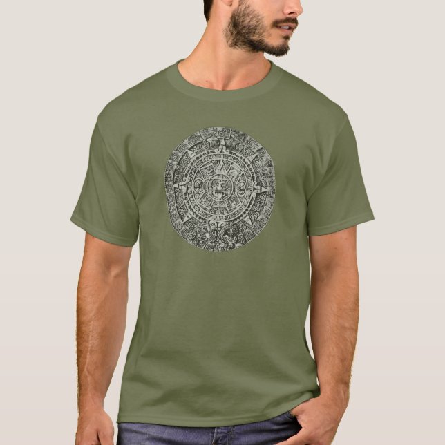 mayan kalender tee (Framsida)