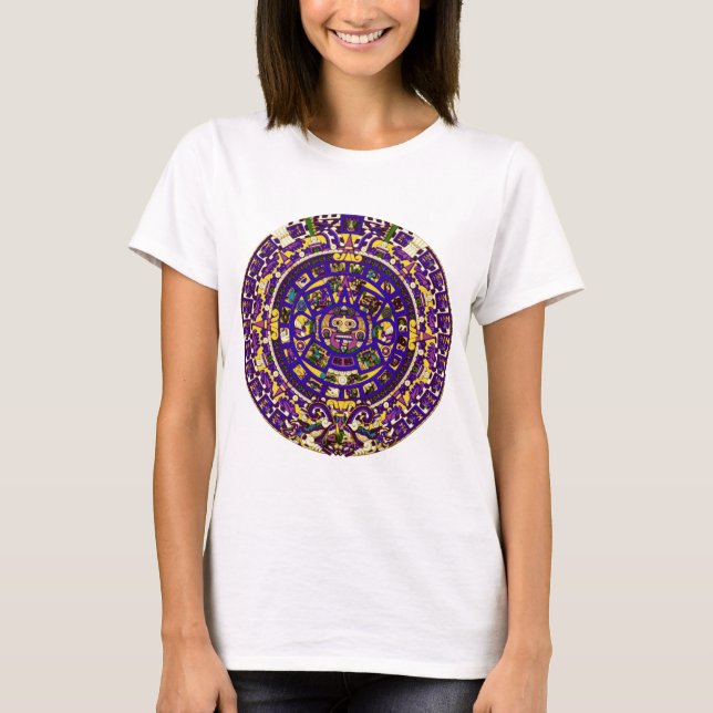 mayan kalender tee (Framsida)