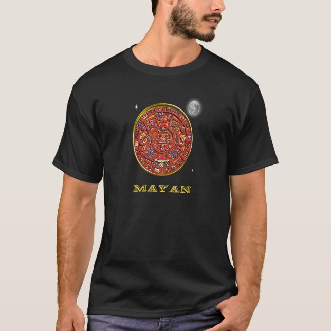 Mayan-kalender Tee Shirt (Framsida)