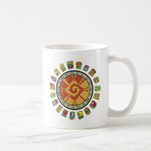 Mayan kalenderdesign kaffemugg